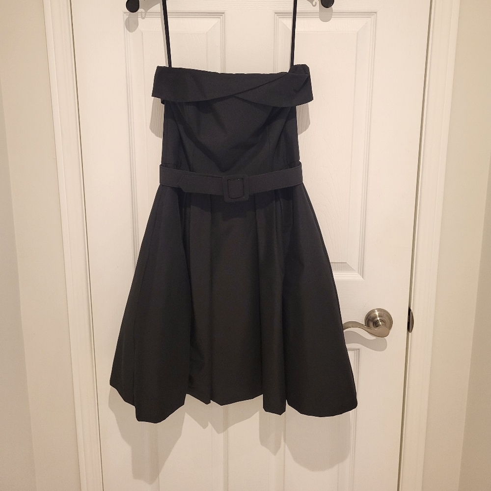 Black strapless dress size 4